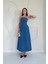 Straplez Maxi Kot Elbise 1