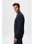 Erkek Slim Fit Scuba Su Geçirmeyen Kumaş Basic Kol Cepli Tam Fermuar Kolej Yaka Sweatshirt K28324988301 5