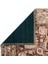 Private Bordo Eskitme Vintage Halı Otantik Etnik Desenli Şönil Yolluk Yıkanabilir Hol Koridor Halısı 5