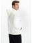 Erkek Regular Fit 3 İplik Şardonlu Kürklü Kapşonlu Cepli Sweatshirt K26324649901 6