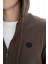 Erkek Regular Fit 3 İplik Şardonlu Tam Fermuar Kapüşonlu Cepli Sweatshirt K26324649801 4
