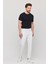 Erkek Slim Fit Beli Lastikli Ipli Likralı Çelik Örme Jogger Pantolon 2