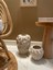 2li Bej Seramik Bükümlü Stoneware Vazo Seti (Muadil Marka) 2