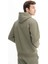 Erkek Relax Fit Kapüşonlu Cepsiz Sweatshirt K26254625201 5