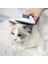 Kedi Köpek Tüy Toplayıcı Kendini Temizleyebilen Ergonomik Rahat Evcil Hayvan Tarağı Gri (4987) 4