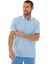 Erkek % 100 Pamuk Regular Fit Parça Boyama Polo Yaka T-Shirt Y25374376001 5