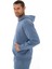 Erkek Oversize 2 İplik Kanguru Cepli Kapşonlu Sweatshirt Y25254376601 6