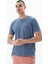 Erkek Regular Fit Parça Boyama Bisiklet Yaka Tişört Y25344490001 3