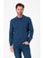 Polo Yaka Desenli Düğme Detaylı Erkek Triko KAZAK-T-1284 4