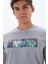 Erkek Slim Fit Bisiklet Yaka Tişört Y25344452101 2
