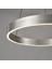 Late Gri 60'lık Yuvarlak 41 Watt Modern Sarkıt Salon LED Avize 5