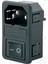 C14 Power Soket Erkek Anahtarlı+Fuseli Kulaksız Ul (IC-214A-S) (4887) 1
