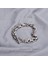 Yaklaşık Uzunluk 21CM Bileklik Titanyum Çelik Bilezikler Katmanlı Bilezikler Bayanlar Yuvarlak Toka Takı Çiftler Moda Vintage Gümüş Renkli Pulseras (Yurt Dışından) 2