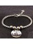 Hükümdar Kadınlar Için Paslanmaz Çelik Bilezikler Gümüş Renkli Şans Bileklik Takı Pulseras Mujer Moda B (Yurt Dışından) 4