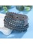 Yeşil Bilezikler Hocole Kristal Bileklik Taş Deri Bilezikler ve Bilezikler Sarma Çok Katmanlı Bilezikler Kadınlar Için Pulseras Mujer Moda Takı (Yurt Dışından) 3