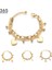 Bir Çelik Yüksek Kaliteli Paslanmaz Çelik Kadın Kolye Bilezik Trendy Yuvarlak Inci Çok Katmanlı Zincir Charm Pulseras Doğum Günü Hediyesi (Yurt Dışından) 2