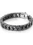 23CM Tarzı KB113834-BD Kalen Punk Bağlantı Zinciri Bilezik Erkek Paslanmaz Çelik Gizemli Sembol Charm Pulseira Masculina Ağır Kalın Kolluk Takı (Yurt Dışından) 1
