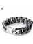 23CM Tarzı KB113834-BD Kalen Punk Bağlantı Zinciri Bilezik Erkek Paslanmaz Çelik Gizemli Sembol Charm Pulseira Masculina Ağır Kalın Kolluk Takı (Yurt Dışından) 4