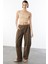 Kadın Scuba Kumaş Ip Askılı Crop Top Crop-Atlet 5