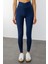 Çapraz Bel Detaylı Cross Waist Kadıntayt Çapraz-Tayt 4