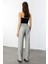 Kadın Yüksek Bel Wide Leg Kumaş Pantolon PANTOLON-004 4