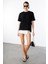 Kadın %100 Organik Pamuk Relaxed Fit Yırtmaçlı Yuvarlak Yaka T-Shirt Yırtmaçlı-T-Shırt 2