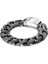 19CM Tarzı KB111165-BD Kalen Punk Bağlantı Zinciri Bilezik Erkek Paslanmaz Çelik Gizemli Sembol Charm Pulseira Masculina Ağır Kalın Kolluk Takı (Yurt Dışından) 1