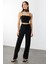 Kadın Yüksek Bel Wide Leg Kumaş Pantolon PANTOLON-004 2