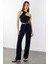 Kadın Yüksek Bel Wide Leg Kumaş Pantolon PANTOLON-004 1