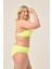 Aquaviva Kadın Büyük Beden Neon Yeşil Straplez Boyundan Bağlı Bikini Takımı 3