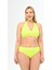 Aquaviva Kadın Neon Yeşil Büyük Beden Boyundan Bağlı Üçgen Elena Bikini Takımı 1