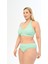Aquaviva Kadın Mint Büyük Beden Boyundan Bağlı Üçgen Elena Bikini Takımı 2