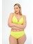 Aquaviva Kadın Neon Yeşil Büyük Beden Alexa Kaplı Bikini Takımı 3