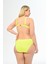 Aquaviva Kadın Neon Yeşil Büyük Beden Alexa Kaplı Bikini Takımı 4