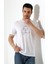 Bisiklet Yaka Kısa Kol, Baskılı T-Shirt 3