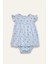 Kız Bebek Mercan Desenli Çıtçıtlı Body Elbise - Desenli 3
