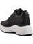 Siyah Yüksek Taban Kadın Spor Ayakkabı Ayakmod 5016 Z 4