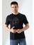 Bisiklet Yaka Kısa Kol, Baskılı T-Shirt 2