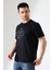 Bisiklet Yaka Kısa Kol, Baskılı T-Shirt 5