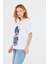 Baskılı Taşlı T-Shirt 5