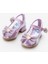 Lila Fiyonklu Şeffaf Kız Çocuk Ayakkabı 1