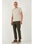 Slim Fit Lastikli Bel Boru Paça Kemer Detaylı Pantolon Erkek PANTOLON 5543S86JMILANO 1