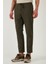 Slim Fit Lastikli Bel Boru Paça Kemer Detaylı Pantolon Erkek PANTOLON 5543S86JMILANO 4