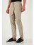 Slim Fit Lastikli Bel Boru Paça Kemer Detaylı Pantolon Erkek PANTOLON 5543S86JMILANO 3