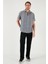 Çizgili Pamuklu Slim Fit Kısa Kollu Gömlek Erkek GÖMLEK CF23S116097 3