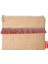 Kırmızı Ip Püsküllü Jüt Clutch Bez Çanta 1