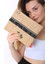 Siyah Ip Püsküllü Jüt Clutch Bez Çanta 7