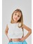 Ekru Fiyonk Detaylı Kız Çocuk Crop 1