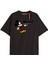 Unique Kadın Siyah Sırt Baskılı Mickey Mouse T-Shirtkod 93 1