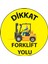 Forklift Yolu Alanı Uyarı Zemin Etiketi 1
